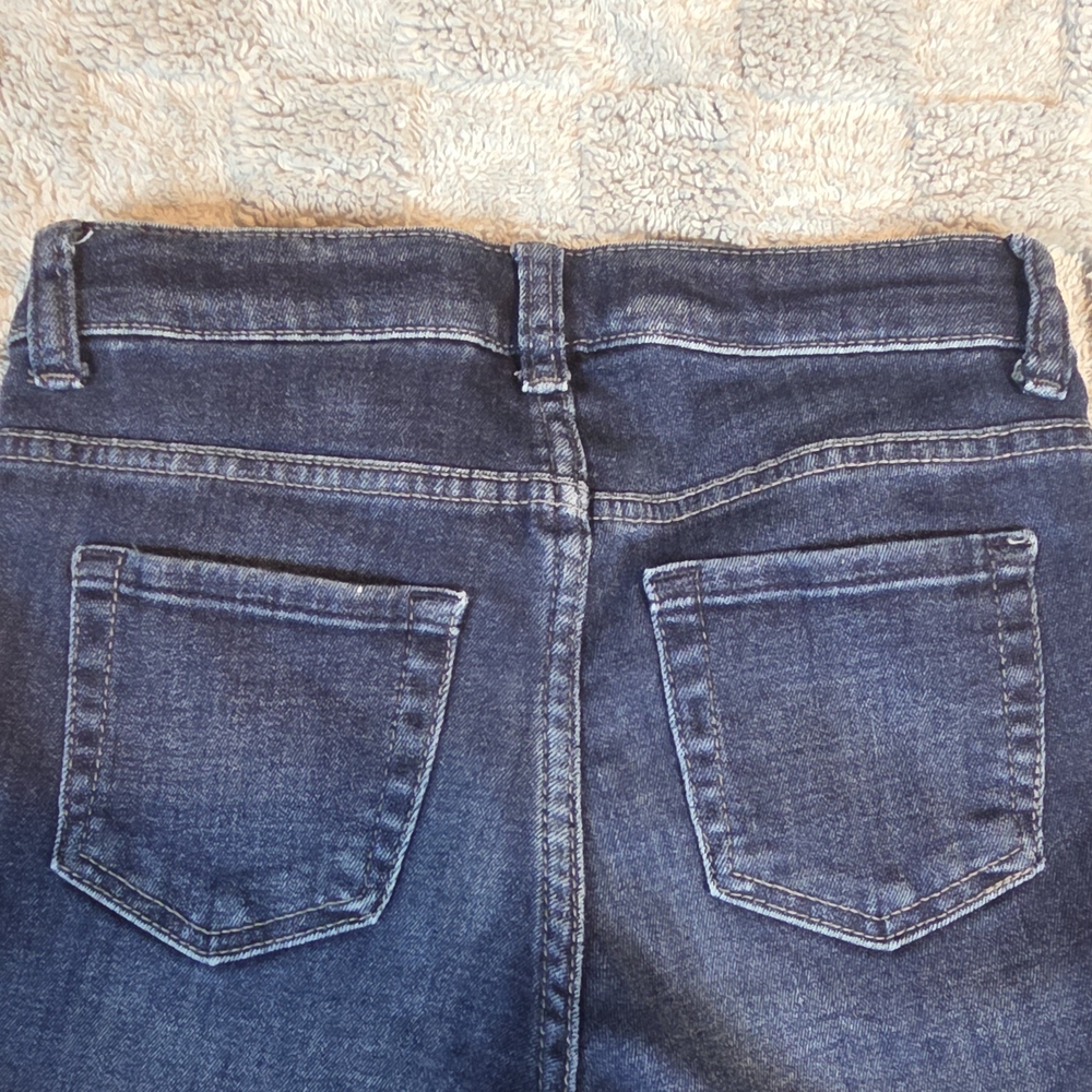 Cat & Jack Girls Size 12 Skinny Jeans Ultimate Stretch Dark Wash - Picture 8 of 11